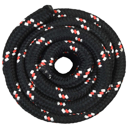 Bådsnor 5 mm 10 m Sort og rød