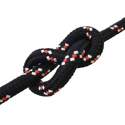 Bådsnor 5 mm 25 m Sort og rød