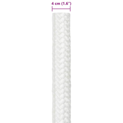 Bådsnor 4 mm 10 m Hvid