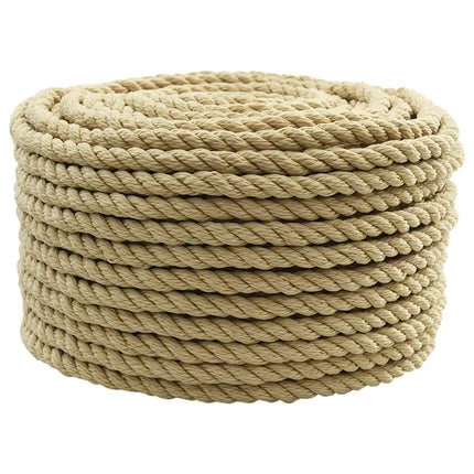 Bådsnor 10 mm 100 m Naturfarvet