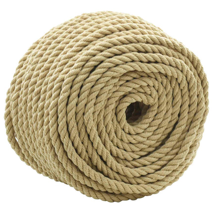 Bådsnor 10 mm 100 m Naturfarvet