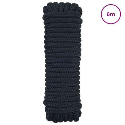 Bådsnor 12 mm 6 m Kongelig blå Polyester