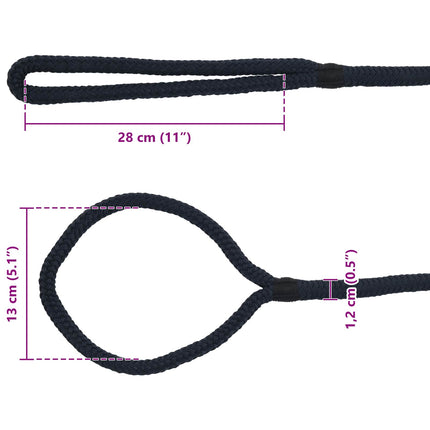 Bådsnor 12 mm 15 m Kongelig blå Polyester