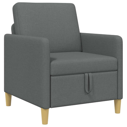 Sofa med opbevaring Mørkegrå 72 x 78 x 87 cm Polyester