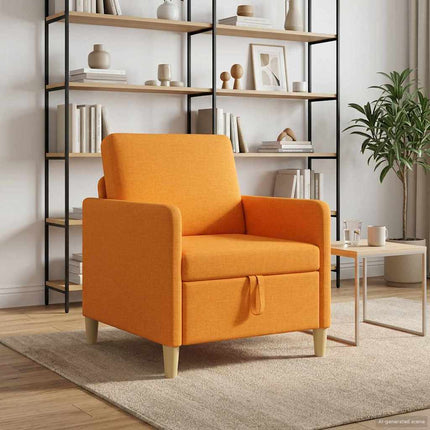 Sofa med opbevaring Mørk Gul 72 x 78 x 87 cm Polyester