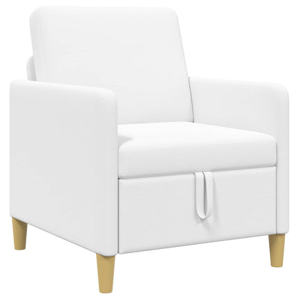 Sofa med opbevaring Hvid 72 x 78 x 87 cm Polyester