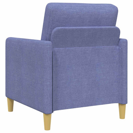 Sofa med opbevaring Jeans blå 72 x 78 x 87 cm Polyester