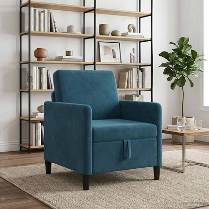 Sofa med opbevaring Blå 72 x 78 x 87 cm Polyester