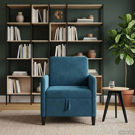 Sofa med opbevaring Blå 72 x 78 x 87 cm Polyester