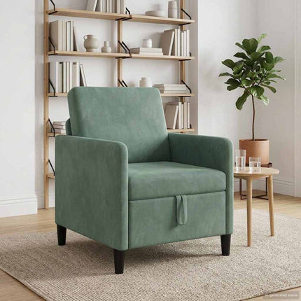 Sofa med opbevaring Havgrøn 72 x 78 x 87 cm Polyester