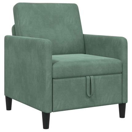 Sofa med opbevaring Havgrøn 72 x 78 x 87 cm Polyester