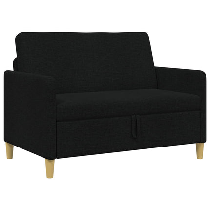 Sofa med opbevaring Sort 122 x 78 x 87 cm Polyester