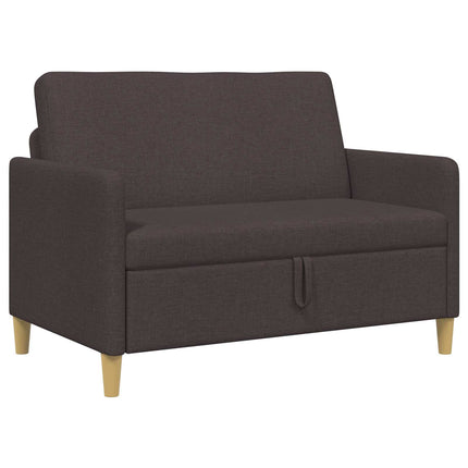 Sofa med opbevaring Mørk Brun 122 x 78 x 87 cm Polyester
