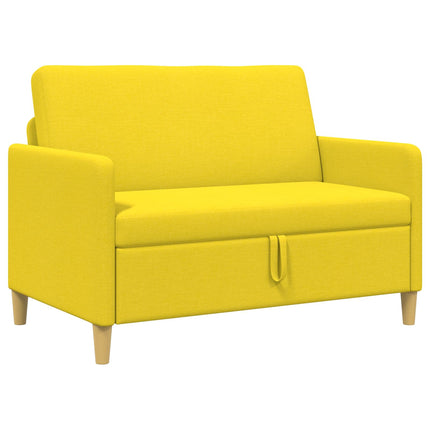 Sofa med opbevaring Lys Gul 122 x 78 x 87 cm Polyester