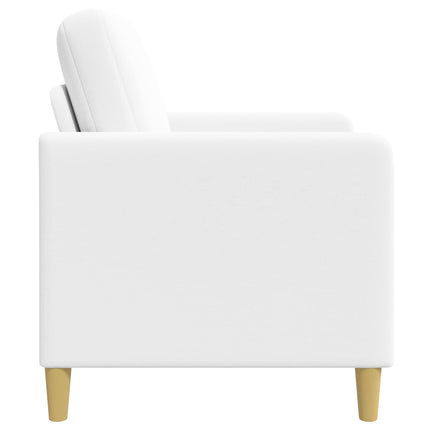Sofa med opbevaring Hvid 122 x 78 x 87 cm Polyester