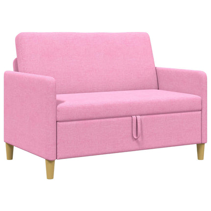 Sofa med opbevaring Lyserød 122 x 78 x 87 cm Polyester