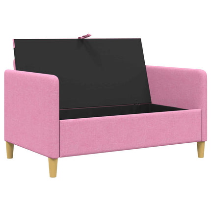 Sofa med opbevaring Lyserød 122 x 78 x 87 cm Polyester
