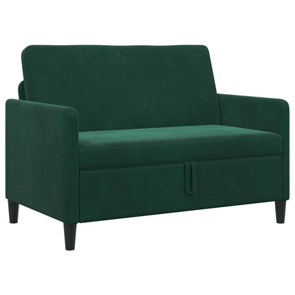 Sofa med opbevaring Mørkegrøn 122 x 78 x 87 cm Polyester
