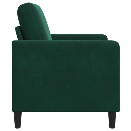 Sofa med opbevaring Mørkegrøn 122 x 78 x 87 cm Polyester