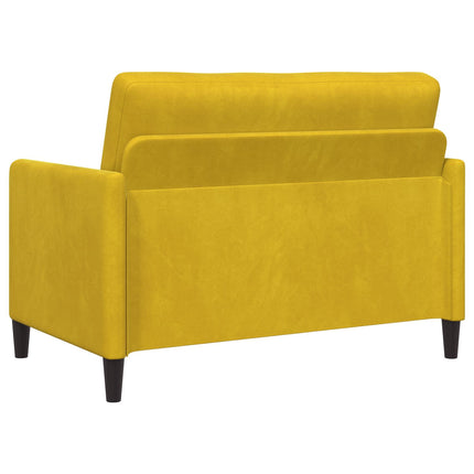 Sofa med opbevaring Gul 122 x 78 x 87 cm Polyester