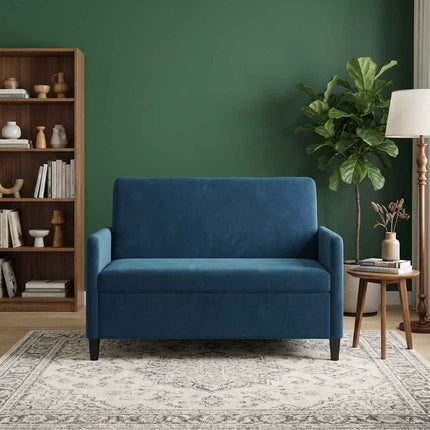 Sofa med opbevaring Blå 122 x 78 x 87 cm Polyester