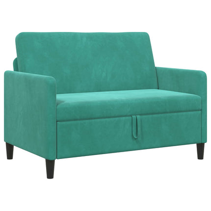 Sofa med opbevaring Turkis 122 x 78 x 87 cm Polyester