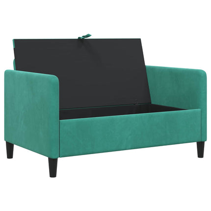 Sofa med opbevaring Turkis 122 x 78 x 87 cm Polyester