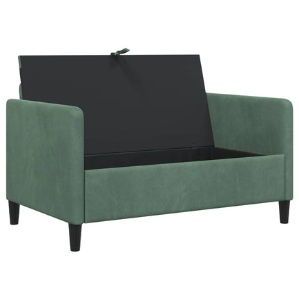 Sofa med opbevaring Havgrøn 122 x 78 x 87 cm Polyester
