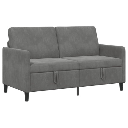Sofa med opbevaring Mørkegrå 152 x 78 x 87 cm Polyester