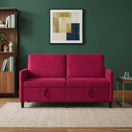 Sofa med opbevaring Vinrød 152 x 78 x 87 cm Polyester