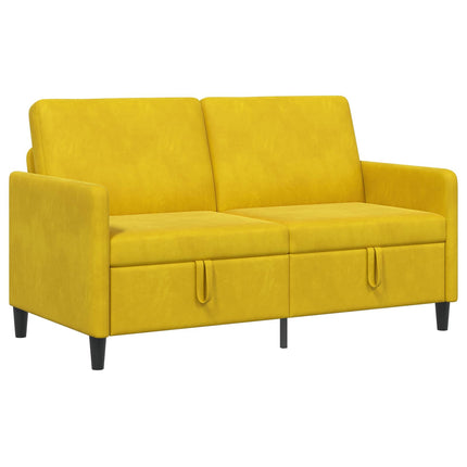 Sofa med opbevaring Gul 152 x 78 x 87 cm Polyester
