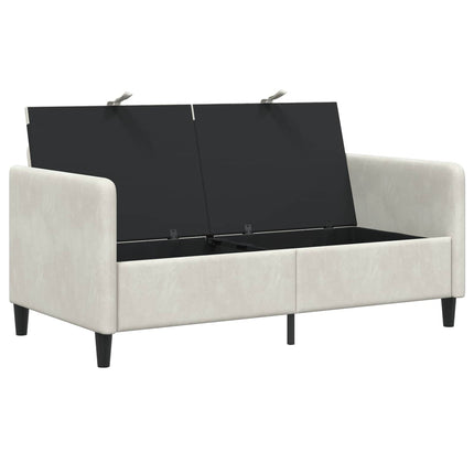 Sofa med opbevaring Cremefarvet 152 x 78 x 87 cm Polyester