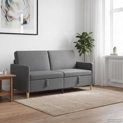Sofa med opbevaring Mørkegrå 172 x 78 x 87 cm Polyester