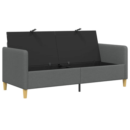 Sofa med opbevaring Mørkegrå 172 x 78 x 87 cm Polyester
