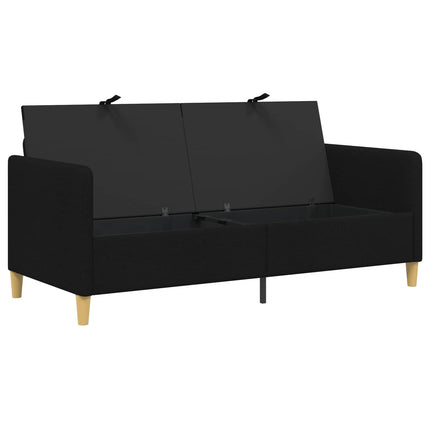 Sofa med opbevaring Sort 172 x 78 x 87 cm Polyester