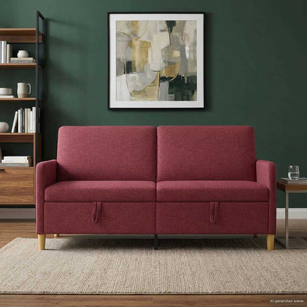 Sofa med opbevaring Vinrød 172 x 78 x 87 cm Polyester