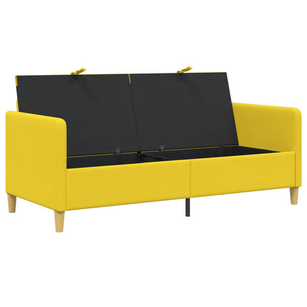 Sofa med opbevaring Lys Gul 172 x 78 x 87 cm Polyester