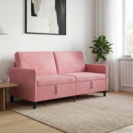 Sofa med opbevaring Lyserød 172 x 78 x 87 cm Polyester