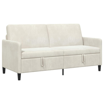 Sofa med opbevaring Cremefarvet 172 x 78 x 87 cm Polyester