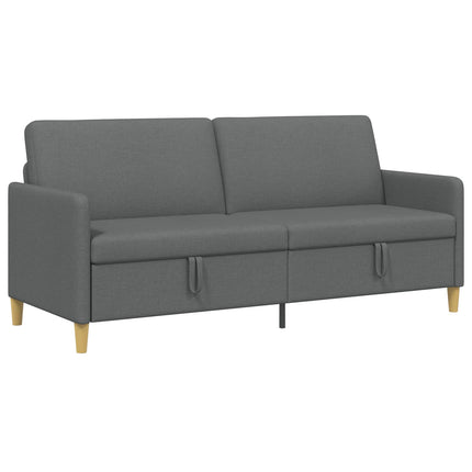 Sofa med opbevaring Mørkegrå 192 x 78 x 87 cm Polyester