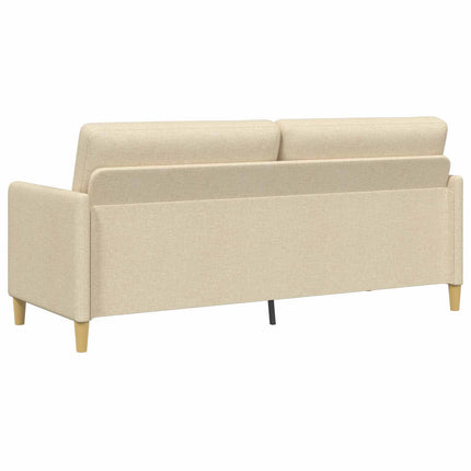 Sofa med opbevaring Cremefarvet 192 x 78 x 87 cm Polyester