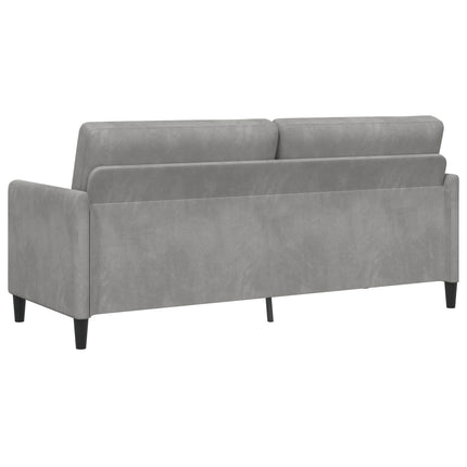 Sofa med opbevaring Lysegrå 192 x 78 x 87 cm Polyester