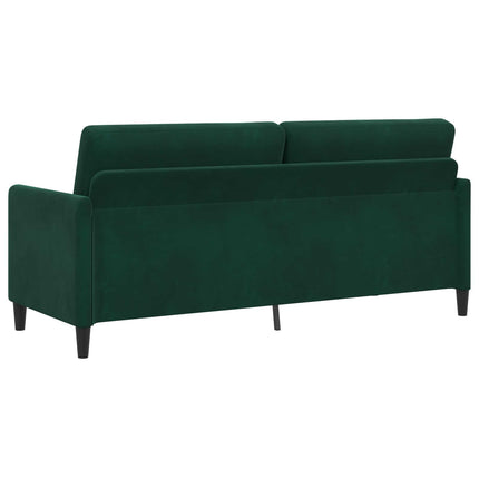 Sofa med opbevaring Mørkegrøn 192 x 78 x 87 cm Polyester
