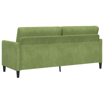 Sofa med opbevaring Lys grøn 192 x 78 x 87 cm Polyester