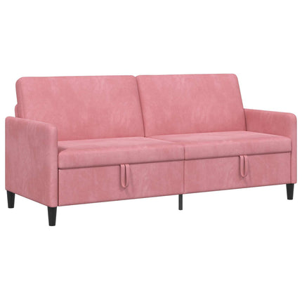 Sofa med opbevaring Lyserød 192 x 78 x 87 cm Polyester