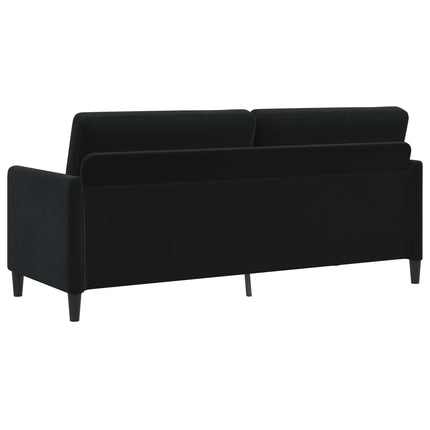 Sofa med opbevaring Sort 192 x 78 x 87 cm Polyester