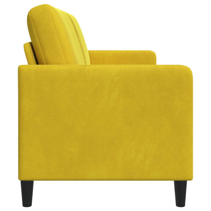 Sofa med opbevaring Gul 192 x 78 x 87 cm Polyester
