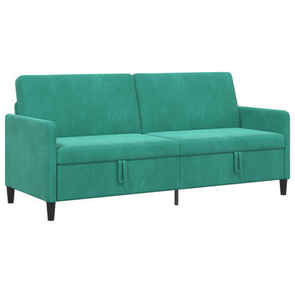 Sofa med opbevaring Turkis 192 x 78 x 87 cm Polyester