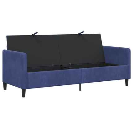 Sofa med opbevaring Politi blå 192 x 78 x 87 cm Polyester