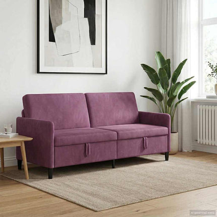 Sofa med opbevaring Lilla 192 x 78 x 87 cm Polyester